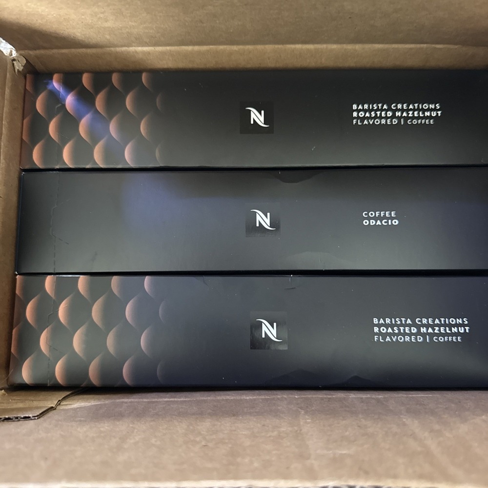 Nespresso Vertuo Pods Variety Pack – 30 Count (Hazelnut & Odacio) Exp 03/2026